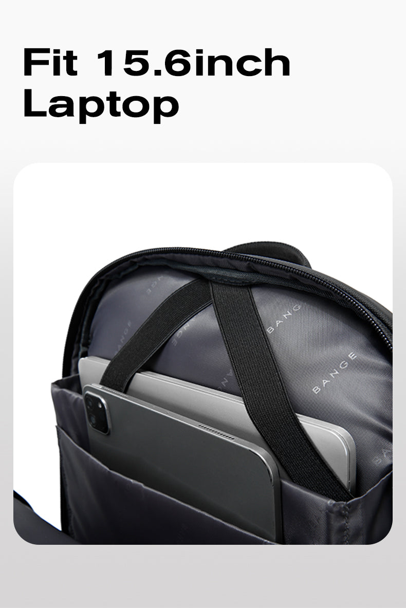 Zaino per laptop BANGE Urban Stylish da 15,6 pollici per lavoro e spostamenti quotidiani 7