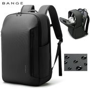 Zaino per laptop essenziale ergonomico e impermeabile da viaggio d'affari BANGE in saldo 0