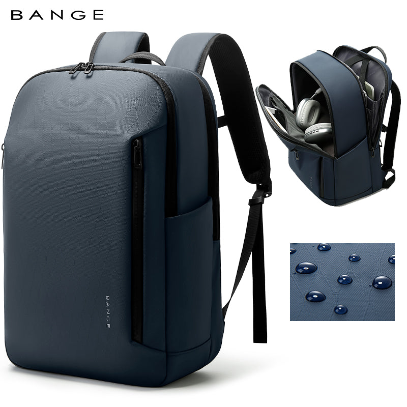 Zaino per laptop essenziale ergonomico e impermeabile da viaggio d'affari BANGE in saldo 10