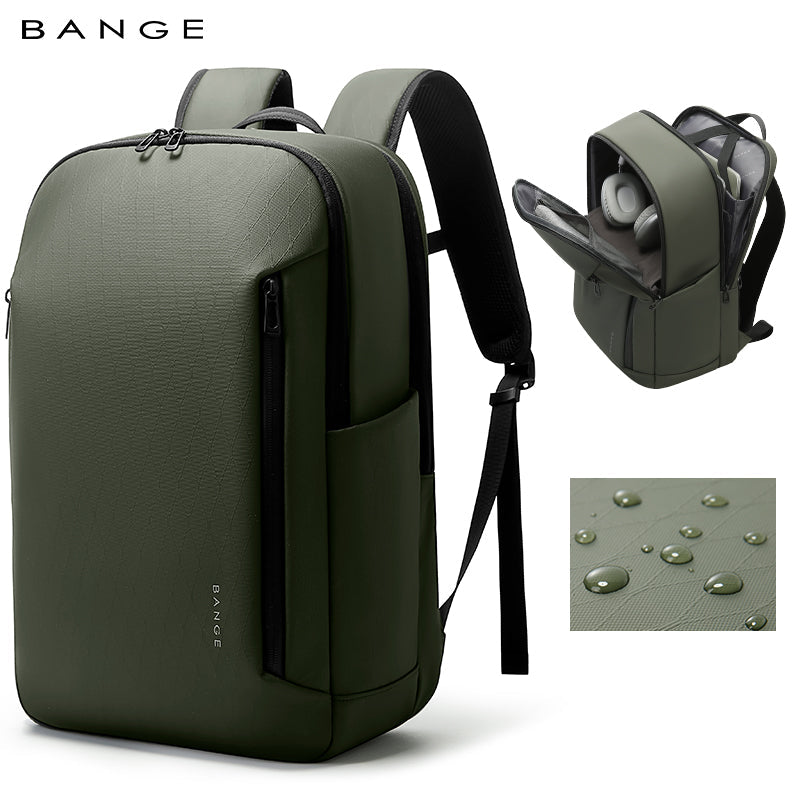 Zaino per laptop essenziale ergonomico e impermeabile da viaggio d'affari BANGE in saldo 11