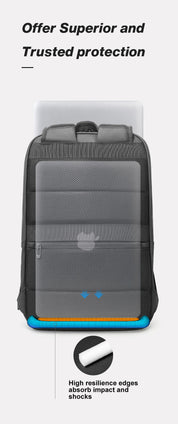 Zaino per laptop essenziale ergonomico e impermeabile da viaggio d'affari BANGE in saldo 3