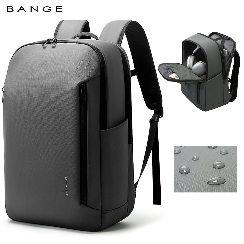 Zaino per laptop essenziale ergonomico e impermeabile da viaggio d'affari BANGE in saldo 9