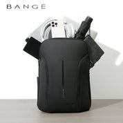 Zaino per laptop urbano impermeabile BANGE, elegante, con porta USB e laptop da 15,6 pollici 0