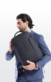 Zaino per laptop urbano impermeabile BANGE, elegante, con porta USB e laptop da 15,6 pollici 2