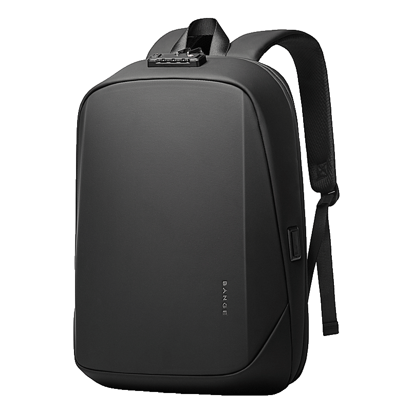 Zaino rigido antifurto BANGE con lucchetto TSA e porta USB 0