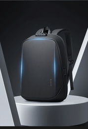Zaino rigido antifurto BANGE con lucchetto TSA e porta USB 4