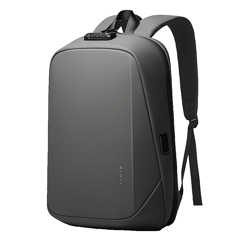 Zaino rigido antifurto BANGE con lucchetto TSA e porta USB 9