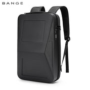 Zaino rigido antifurto espandibile BANGE con porta USB e organizer 0