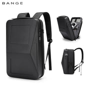 Zaino rigido antifurto espandibile BANGE con porta USB e organizer 1