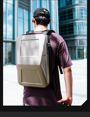 Zaino rigido antifurto espandibile BANGE con porta USB e organizer 6