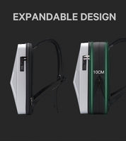 Zaino rigido antifurto espandibile BANGE con porta USB e organizer 7