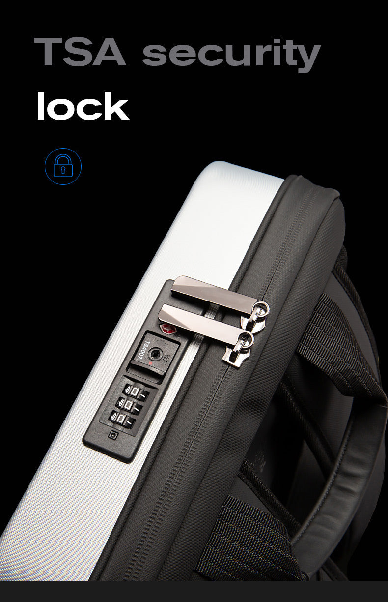 Zaino rigido per laptop BANGE con lucchetto TSA 6