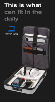 Zaino rigido per laptop BANGE con lucchetto TSA 7