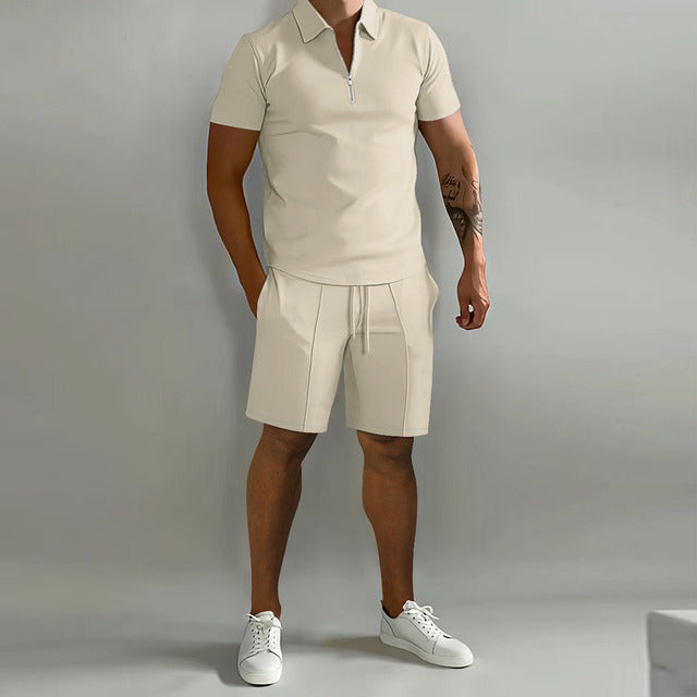 Migliora il tuo stile: polo e pantaloncini da uomo HENRY in due pezzi