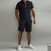 Migliora il tuo stile: polo e pantaloncini da uomo HENRY in due pezzi