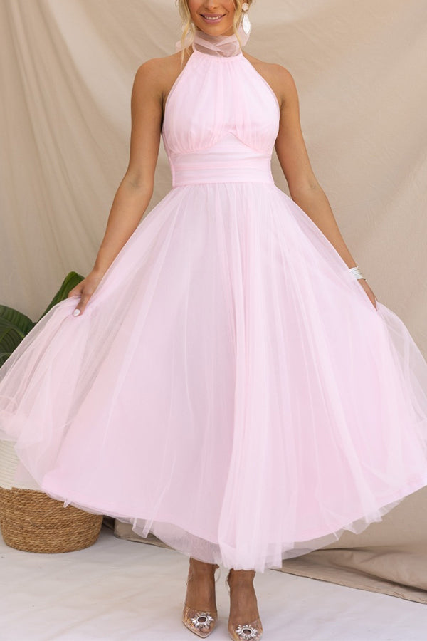 Leilani | Abito elegante con gonna lunga