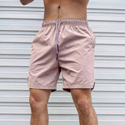  Short mentali maschili - Fit facile e rilassato - vita elastica con cordone - sopra il ginocchio-5