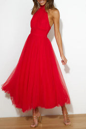 Leilani | Abito elegante con gonna lunga