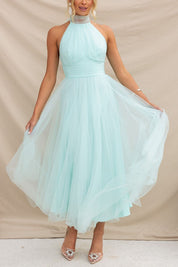 Leilani | Abito elegante con gonna lunga