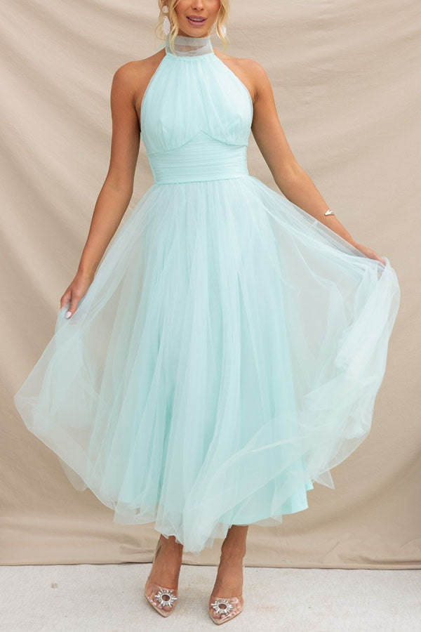 Leilani | Abito elegante con gonna lunga