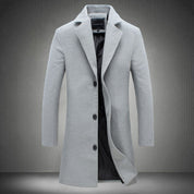 Daniele | Cappotto monopetto con colletto raffinato alla moda