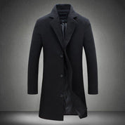 Daniele | Cappotto monopetto con colletto raffinato alla moda