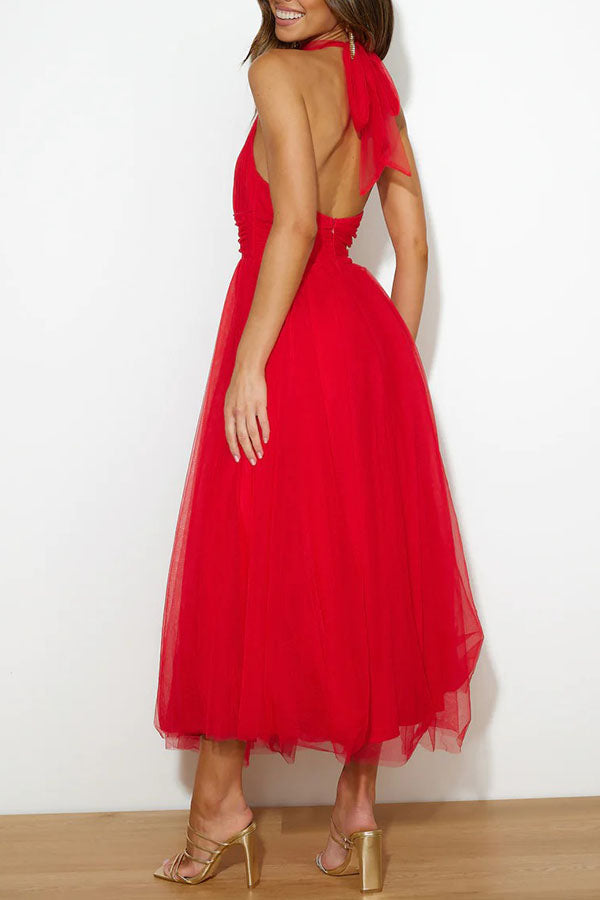 Leilani | Abito elegante con gonna lunga
