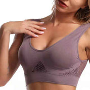 Bra di push up senza soluzione di continuità per le donne | Elegante-6