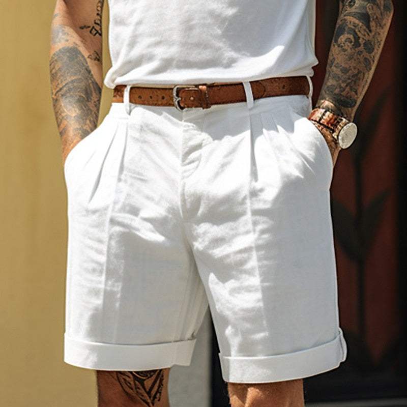  Uomini -Mass -Shorts a coda -Cotton Swabs -Linen-2