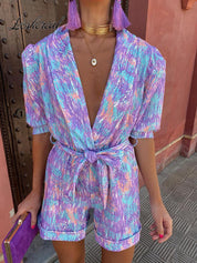 Vibrant and Stylish Women's Jumpsuit by FEMME - Lizabella Fashion