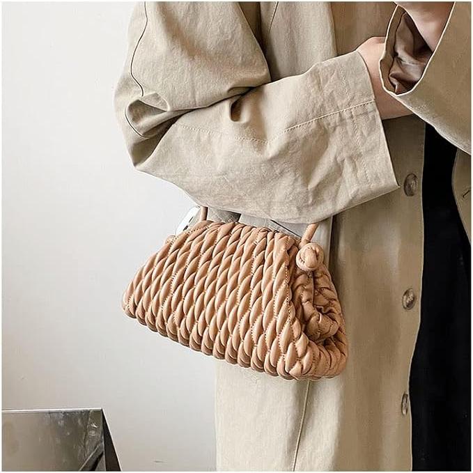 Nellie | Elegante borsa a tracolla a tracolla in pelle mini tinta unita