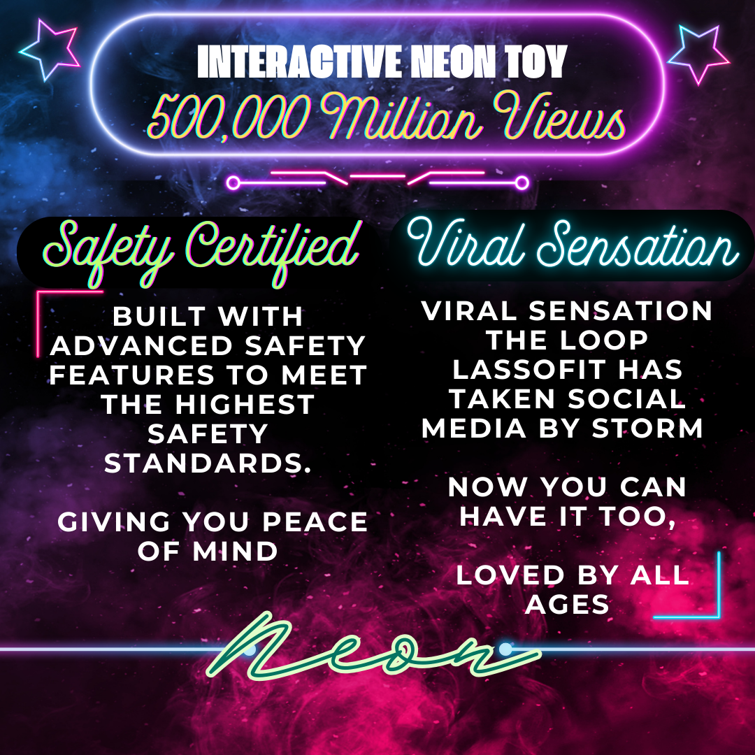 Giocattolo interattivo neon, certificato di sicurezza, sensazione virale sui social media, 500.000 milioni di visualizzazioni, amato da tutte le età.