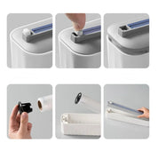 Dispenser pellicola trasparente, taglio facile, design moderno, bianco, utilizzo cucina, conservazione alimenti, pratico e sicuro, accessorio cucina.