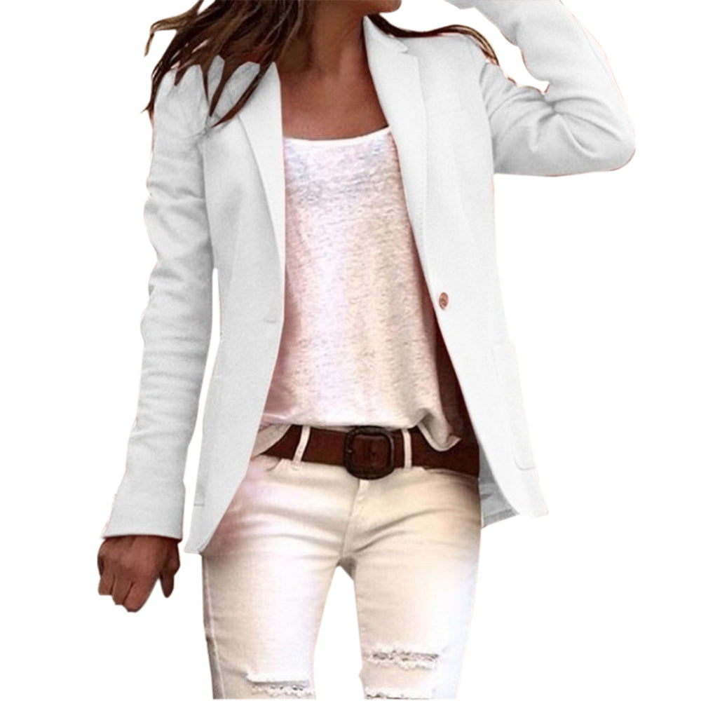 Jareth | Blazer da donna slim a maniche lunghe con bottoni rovesciati