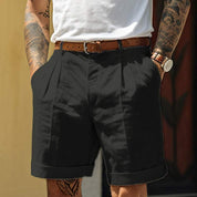  Uomini -Mass -Shorts a coda -Cotton Swabs -Linen-6