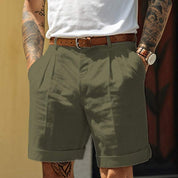  Uomini -Mass -Shorts a coda -Cotton Swabs -Linen-5